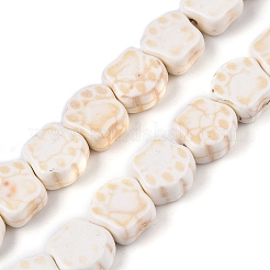 Синтетических нитей бирюзовые бусы UNKW-T001-06