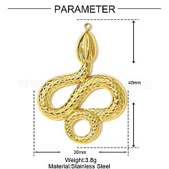 Подвески из нержавеющей стали 304&nbsp;STAS-OY001-07G