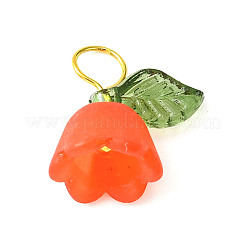 Подвески-цветы из матового акрила PALLOY-JF02307