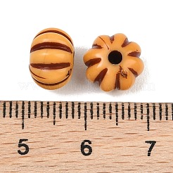 Perles acryliques opaques imitation bois&nbsp;AC-CBAB80E-01A