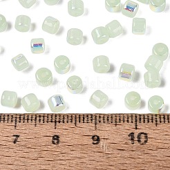 Cuentas de vidrio de imitación de jade de colores fgb&nbsp;SEED-Q040-07A-C04
