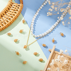 16шт 2 стиля латунные подвески KK-BC0010-11