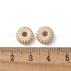 Messing Micro Pavé Zirkonia Daisy Abstandsperlen&nbsp;KK-U052-32G-NF