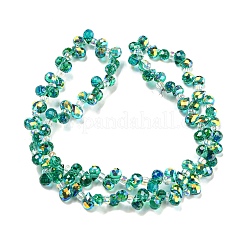 Гальванизируйте прозрачное стекло бисер нитей EGLA-P052-01A-AB06