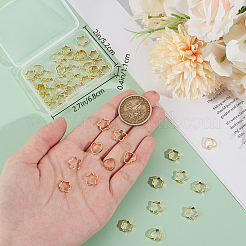 60 шт. 3 стиля стойки с покрытием из сплава рамы для бусин&nbsp;KK-BBC0016-24