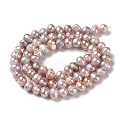 Нити из натурального культивированного пресноводного жемчуга PEAR-E018-79B