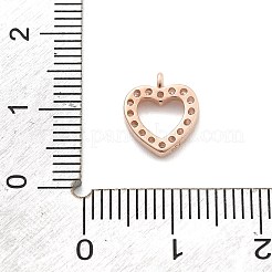 925 Mikropflaster aus Sterlingsilber mit klarem Zirkonia-Charme&nbsp;LS-STER-A034-02A-RG