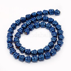 Electroplate non magnetici ematite sintetico fili di perline&nbsp;G-J181-06