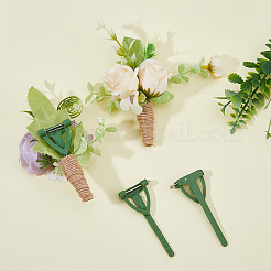 90шт пластиковая брошь на свадьбу AJEW-WH0472-97