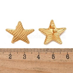 Pendientes de botón de acero inoxidable 304&nbsp;EJEW-L296-005G