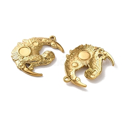 Подвеска из нержавеющей стали 304 со стразами STAS-A124-04G