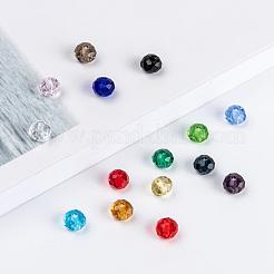 Perle di vetro di colore solido opaco&nbsp;EGLA-X0006-02A-6mm