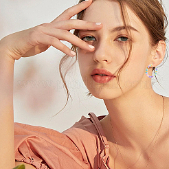 4 нити окрашенных натуральных пресноводных ракушек BSHE-SC0001-28