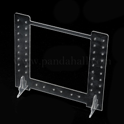 Transparente Acryl-Ohrring-Displayständer&nbsp;EDIS-WH0016-005