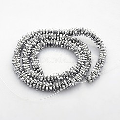 Electroplate non magnetici ematite sintetico fili di perline&nbsp;G-J209A-02