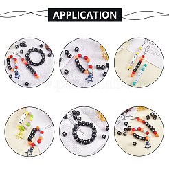 20 шт. черные кубические буквы силиконовые бусины 12x12x12 мм квадратные кубики алфавитные бусины с 2 мм отверстием прокладки свободные бусины с буквами для браслета ожерелья изготовления ювелирных изделий JX433G