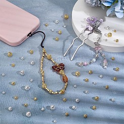 140 шт. полые латунные бусины&nbsp;KK-PH0013-77