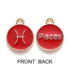 Подвески из эмали и сплава ENAM-SZ0001-27B-H