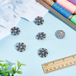 1-Loch-Legierung Strass Schaftknöpfe&nbsp;DIY-WH0899-804