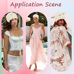 Шляпа из акрилового волокна&nbsp;AJEW-WH20019-51