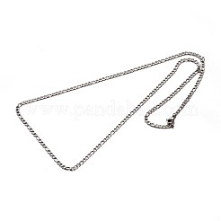 Цепочки Figaro из нержавеющей стали 304 NJEW-P047-47