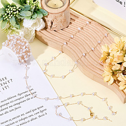 5м цепочка из искусственного жемчуга ABS&nbsp;CHC-SC0001-14KCG