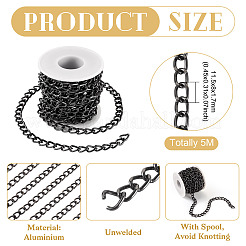 5м окисление алюминиевые кубинские звенья цепи&nbsp;CHA-TA0001-30