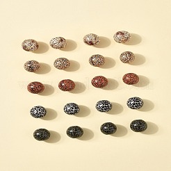 40 шт. 5-х цветные бусины из дерева схима&nbsp;WOOD-FS0001-47