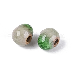Perline di porcellana fatti a mano crackle&nbsp;PORC-Q008-06B-10