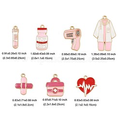 14 шт. 7 стиля подвески из сплава и эмали на медицинскую тематику&nbsp;ENAM-FP0003-07