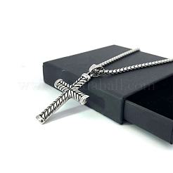 Подвеска-крест из нержавеющей стали в стиле панк-рок SH5959