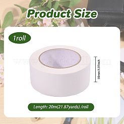 滑り止め粘着テープ  床マーキングテープ  DIY固定カーペットハンドツール用  ホワイト  50mm  約20m /ロール&nbsp;AJEW-WH0886-85A