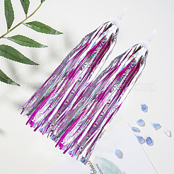 Ruban à pompons en plastique pour enfants&nbsp;AJEW-CN0006-63B