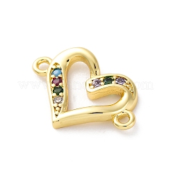 Шармы-соединители из латуни с микропаве из кубического циркония&nbsp;KK-S510-37G-02