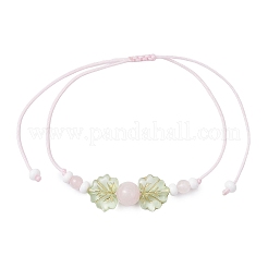 Bracelets tressés en pierres précieuses naturelles pour hommes et femmes&nbsp;BJEW-MZ00208-01