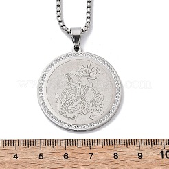 201 кулон из нержавеющей стали со стразами для женщин&nbsp;LS-NJEW-U021-03P