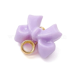 Непрозрачный акрил с латунными подвесками PALLOY-JF04509