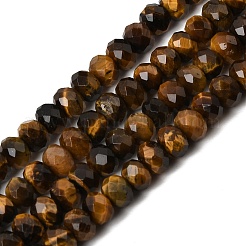 Natürlichen Tigerauge Perlen Stränge&nbsp;G-N0179-03-6x4mm-01
