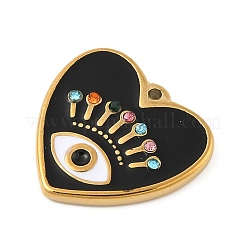 Подвески из нержавеющей стали 304 с эмалью&nbsp;STAS-P380-64G-01