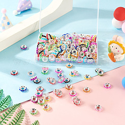 200 шт. латунные европейские бусины KK-TA0001-92