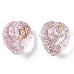 Perle di vetro verniciate a spruzzo trasparente&nbsp;GLAA-R215-01-B04