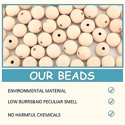 Натуральные деревянные бусы&nbsp;WOOD-PH0009-36