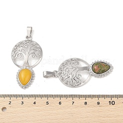 Природные и синтетические смешанные подвески драгоценных камней&nbsp;G-A226-01P