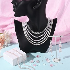 Набор прозрачных стеклянных бусин&nbsp;GLAA-YW0004-99