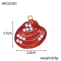 Подвески из нержавеющей стали 304 с эмалью STAS-OY003-28G