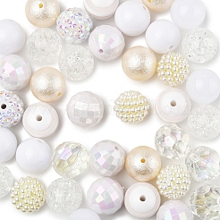 40шт 9 стиля акриловые бусины OACR-FS0004-12