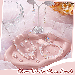 800 шт. 10 стиля ab цветные гальванизированные стеклянные бусины нити&nbsp;GLAA-GA0001-85