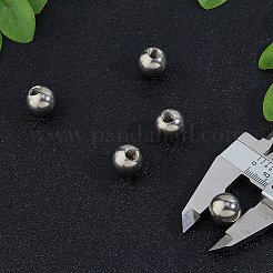 5 шт. европейские бусины из нержавеющей стали 304&nbsp;STAS-FH0002-40A