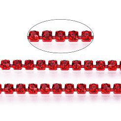 Электрофорез железные стразы цепочки из страз CHC-Q009-SS12-B07