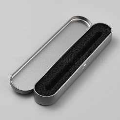 Scatole portapenne in latta con spugna&nbsp;CON-WH0095-131